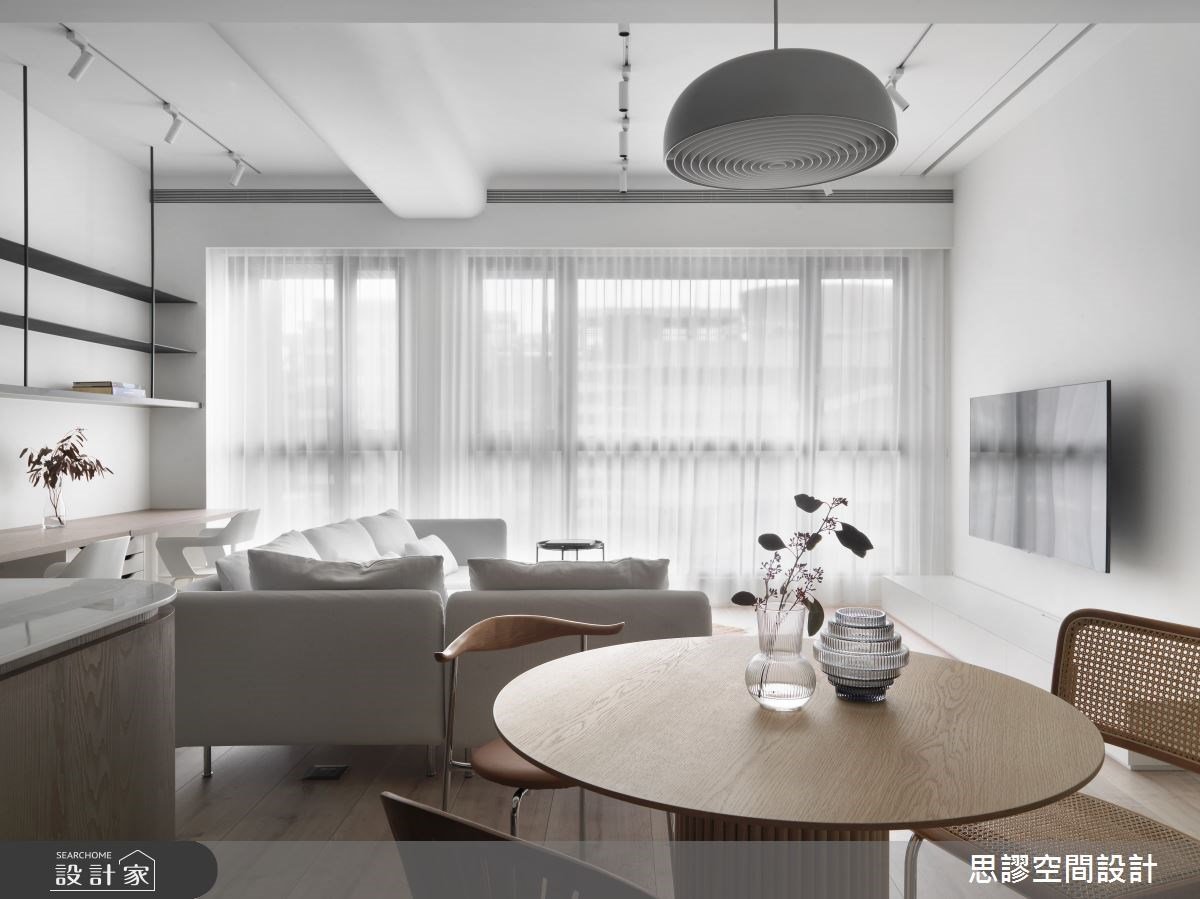 讓人卸下心防的 25 坪靜謐北歐宅，沉浸在純白和木質的療癒魅力！