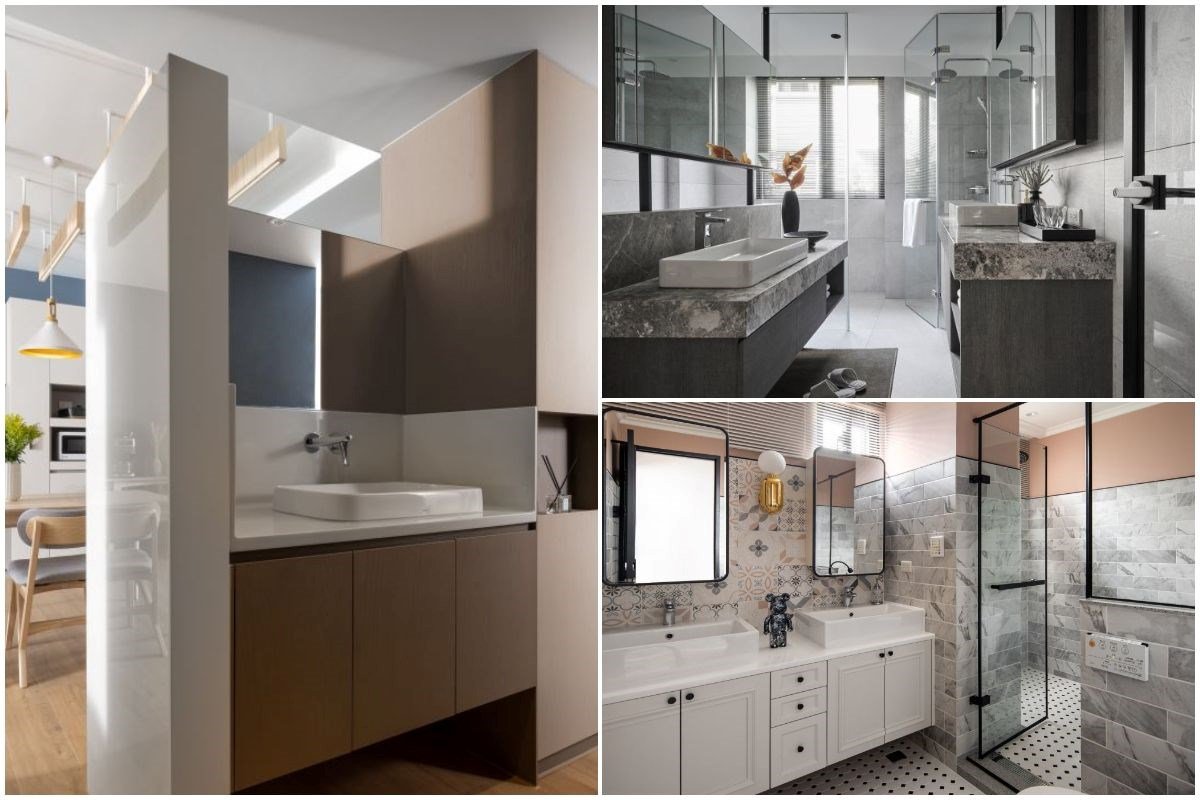 5 款高效率洗手台設計！獨立式、雙洗手台、收納規劃…，趕時間不必搶衛浴！