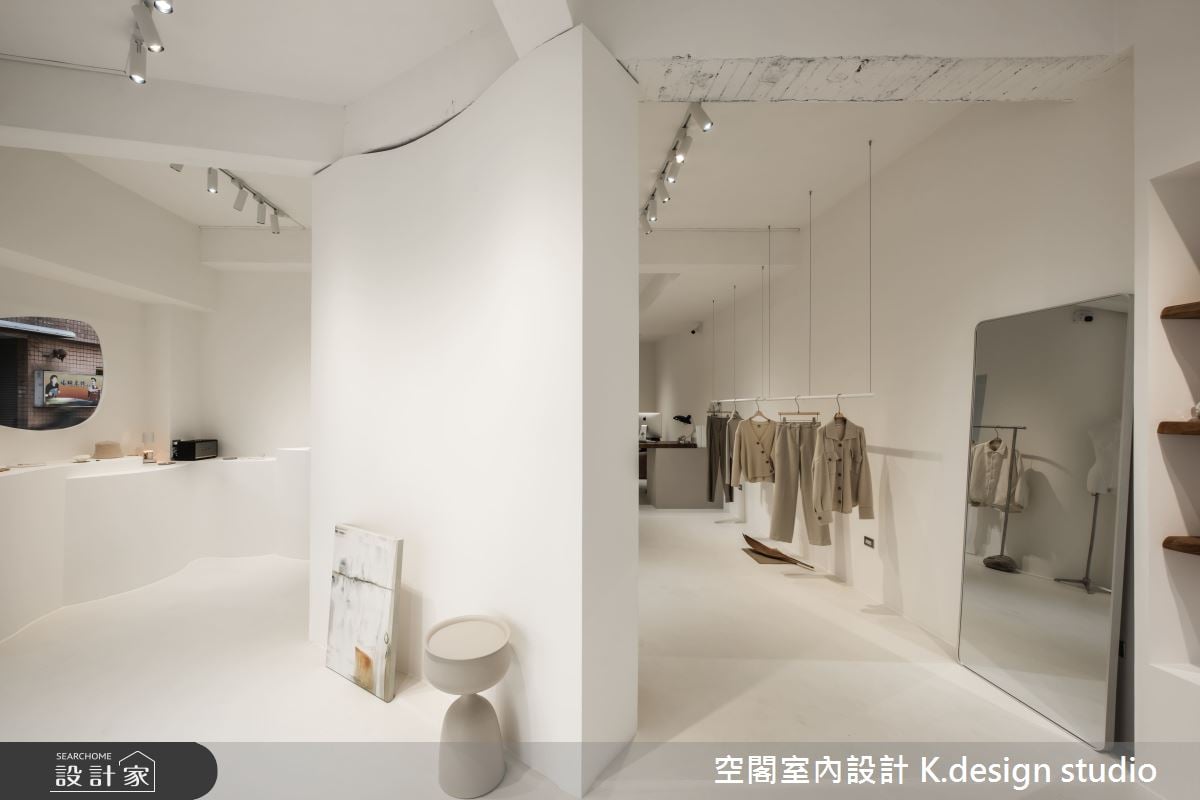 邁入恍若畫廊的服飾店！一睹侘寂風商空的優雅姿態