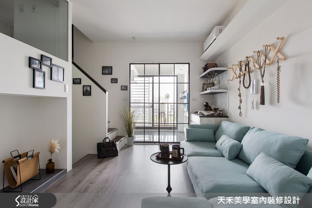 在清新沁藍 16 坪北歐小家，一起寫下純真回憶！ 