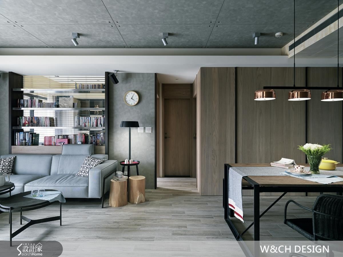 冷暖材質混搭 輕工業風的生活感居家