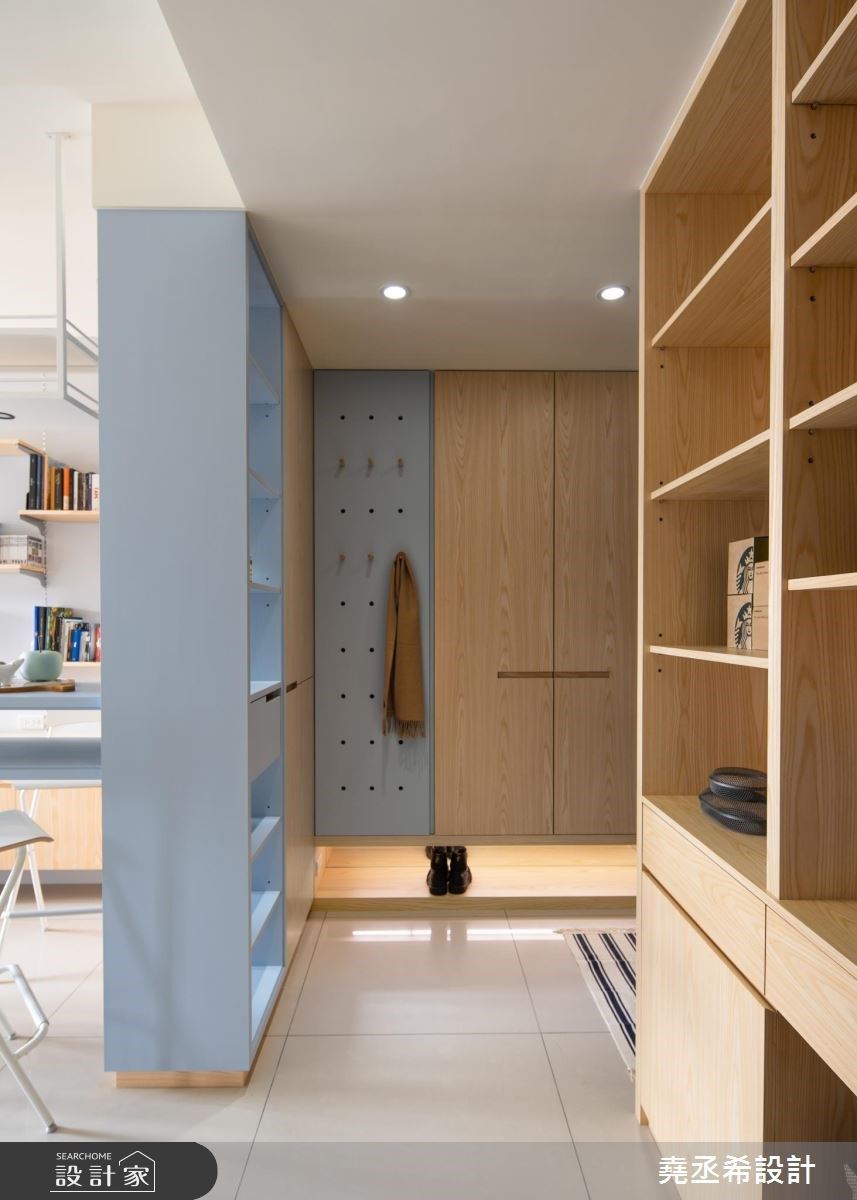 沒有玄關更該看的「玄關套餐」設計法，收納、穿鞋椅、穿衣鏡、吊衣、掛...
