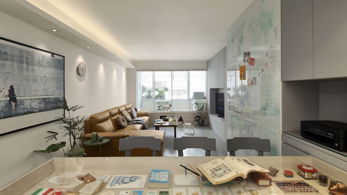 【TV】她只動一面牆把68m²小戶型改成三大房  連毛小孩也有陽光窩！