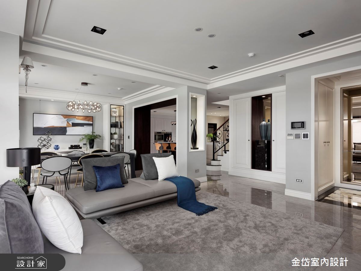 優雅美式雕刻雋永居宅! 演譯一家四口的非凡日常