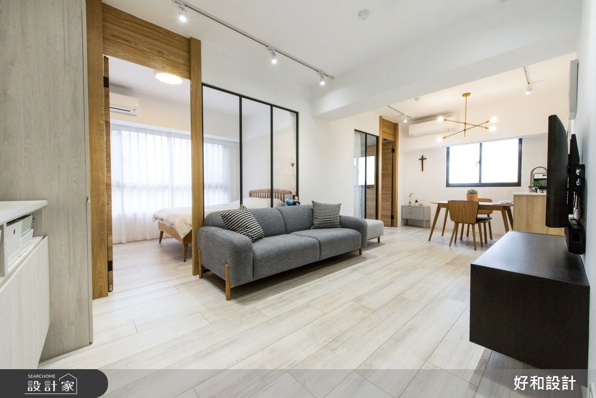 日式無印風激發 17 年老屋療癒力！在木地板與花磚間找回「家」的溫度