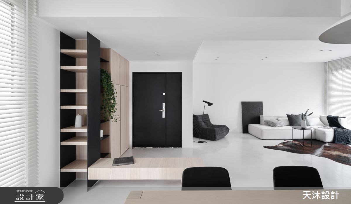 無接縫地坪與淡雅木質調！35 坪老屋改造體現無壓的居家時光