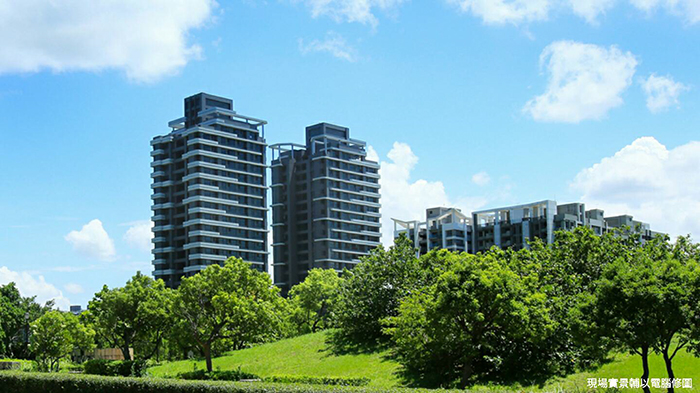 輕軌綠山線G7站旁 出現最美豪宅