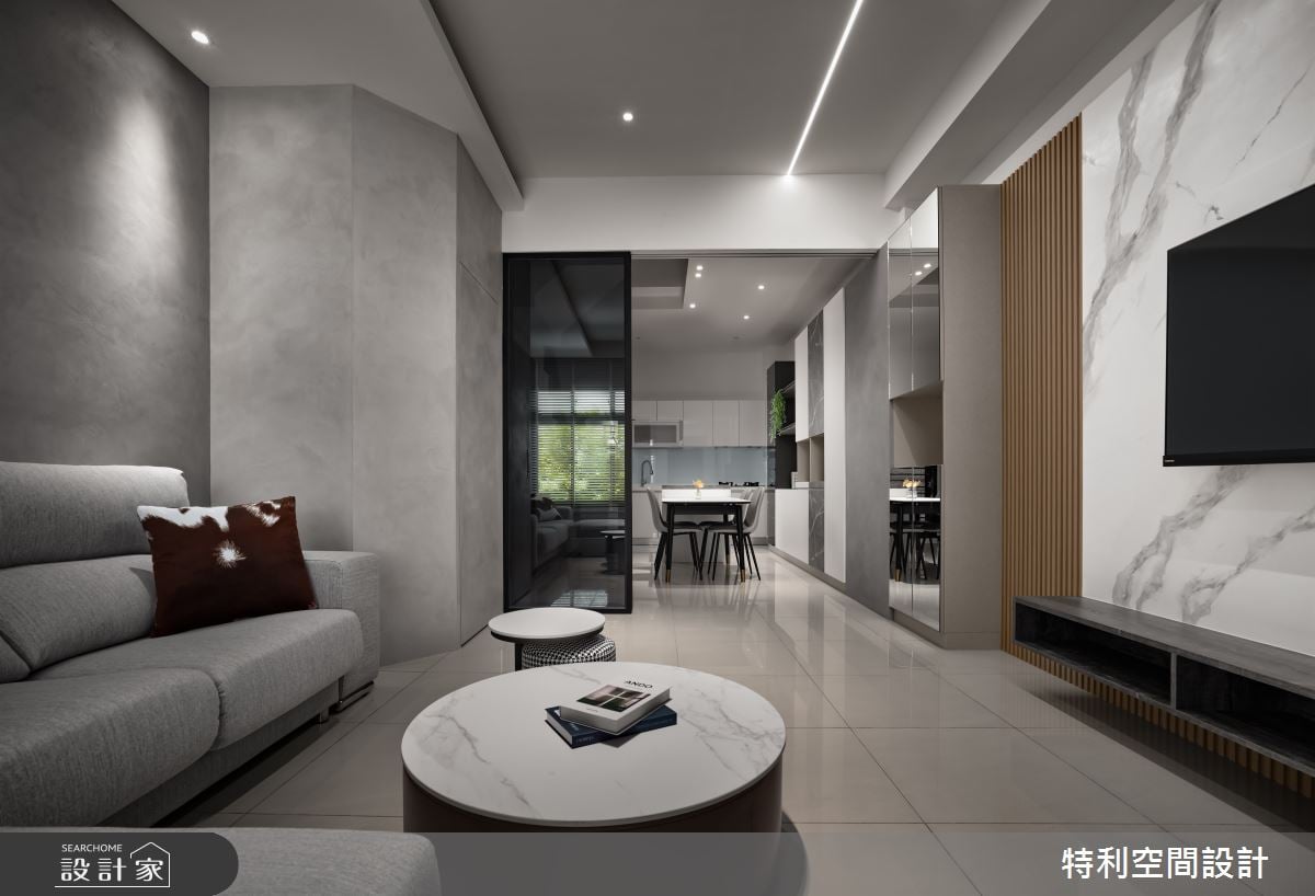 現代感設計揉捻收納與空間層次，不動格局也能創造雙贏居家