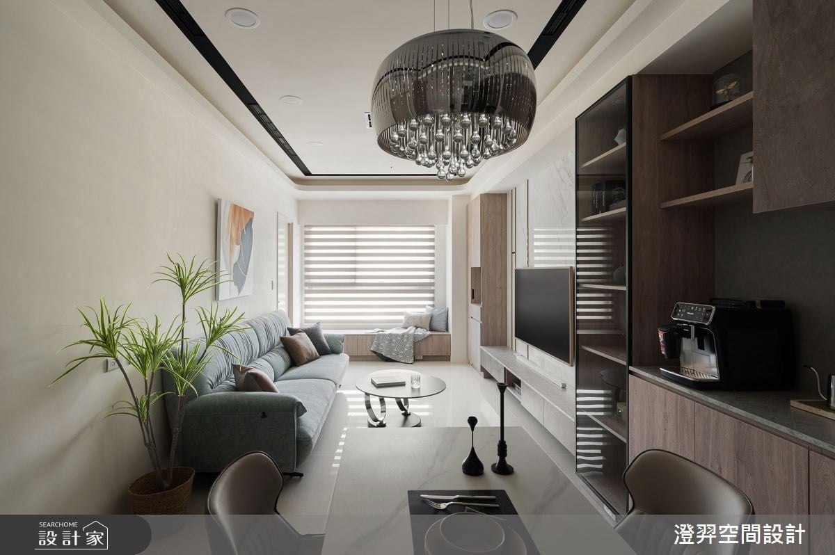 開箱文山富都現代宅！客廳與臥房配置窗邊臥榻，21 坪新成屋擁抱慢步調生活