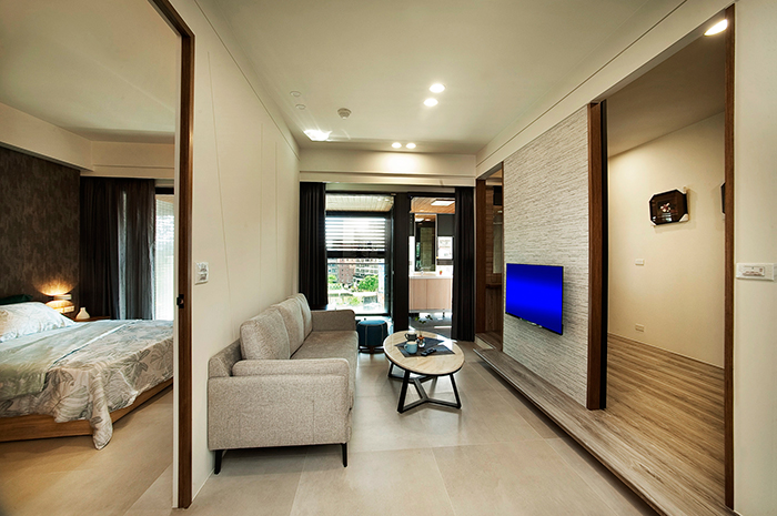 花見雙湯美屋 優雅清新和風居