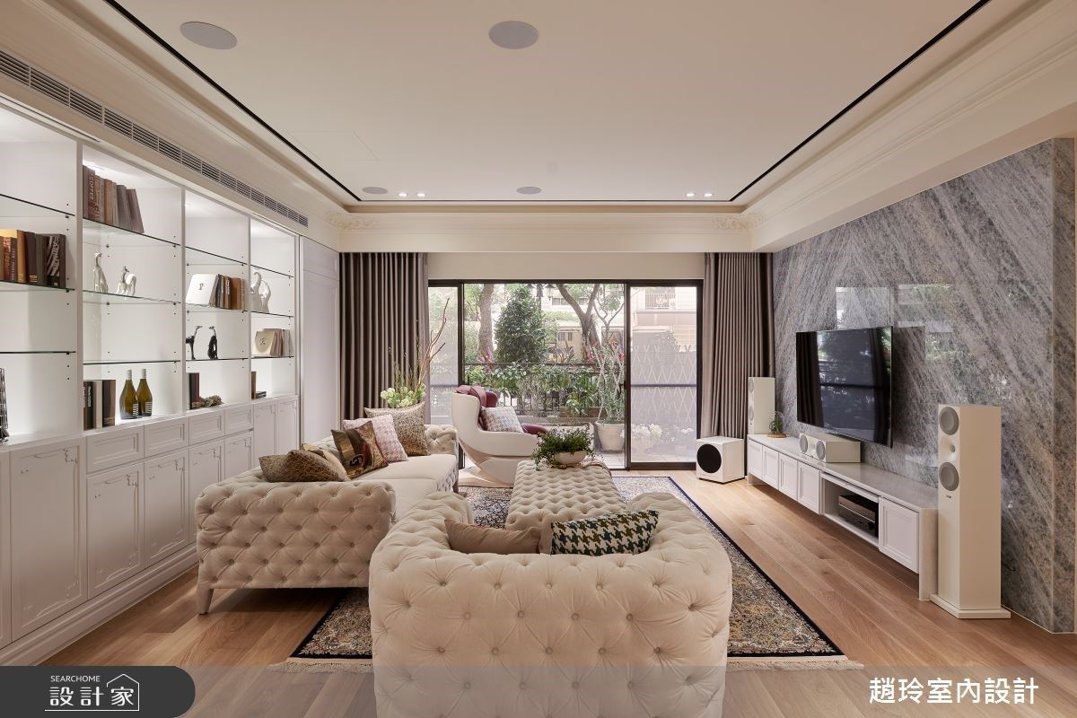 新古典中古屋比高級飯店更享受！打造精品收納牆、奢華主衛浴、清爽小庭院