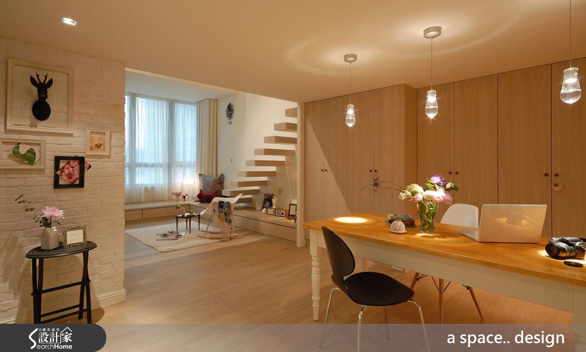 玩轉夾層格局 化身一家三口的法式鄉村微浪漫！