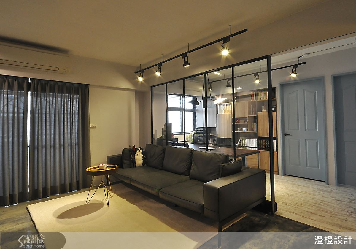 斑駁水泥凝鑄光影詩意  26 坪老屋化身 Loft 個性工業風寓所