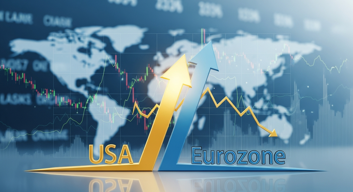 S&P 全球 PMI 凸顯美歐經濟分歧：美國擴張、歐元區萎縮