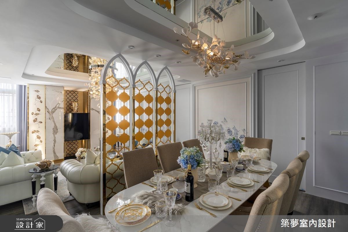 滿足女企業家的奢華宮廷夢！揮別60坪老屋痕跡，勾勒寵愛自己的華麗視野