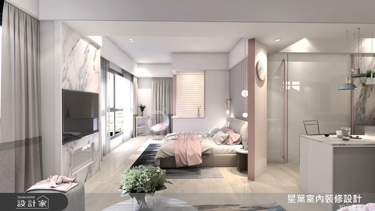 從客廳、中島吧台、主臥遠眺美景！單身粉領貴族的音樂時光寶盒