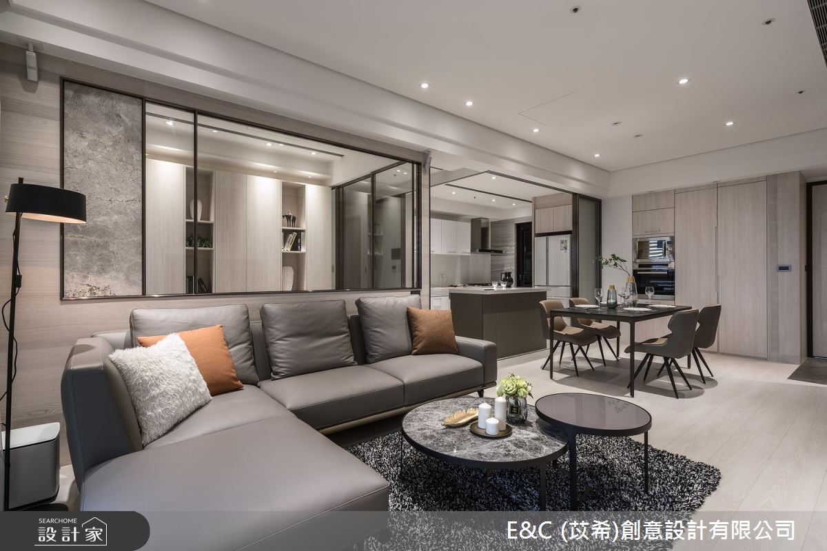 Staycation正當道！半開放式廚房、大理石電視牆、獨立更衣間讓你每天都...