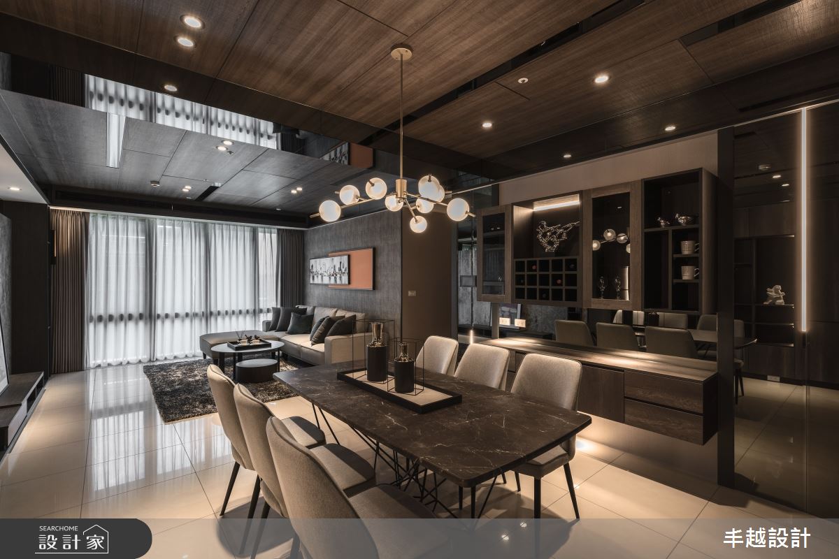 媲美都會精品飯店質感！翻玩材質、收納、光影成就 23 坪現代豪宅風範
