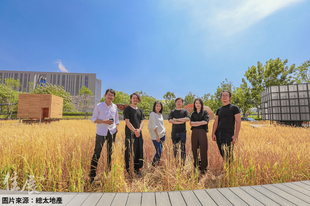 水湳網美打卡新景點 迎接ESG 總太偕東海建築打造麥田地景
