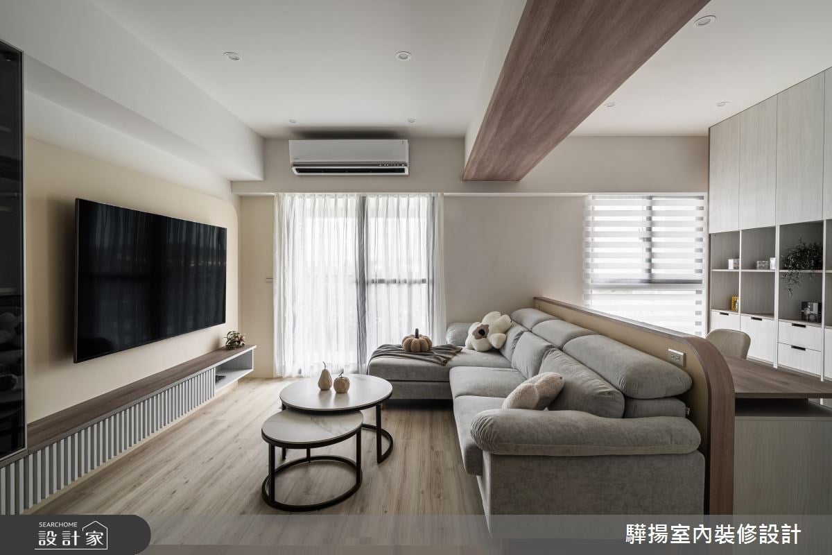 原來小宅能完成這些事！16.3坪自然系北歐風，就連玄關、開放式書房都可...