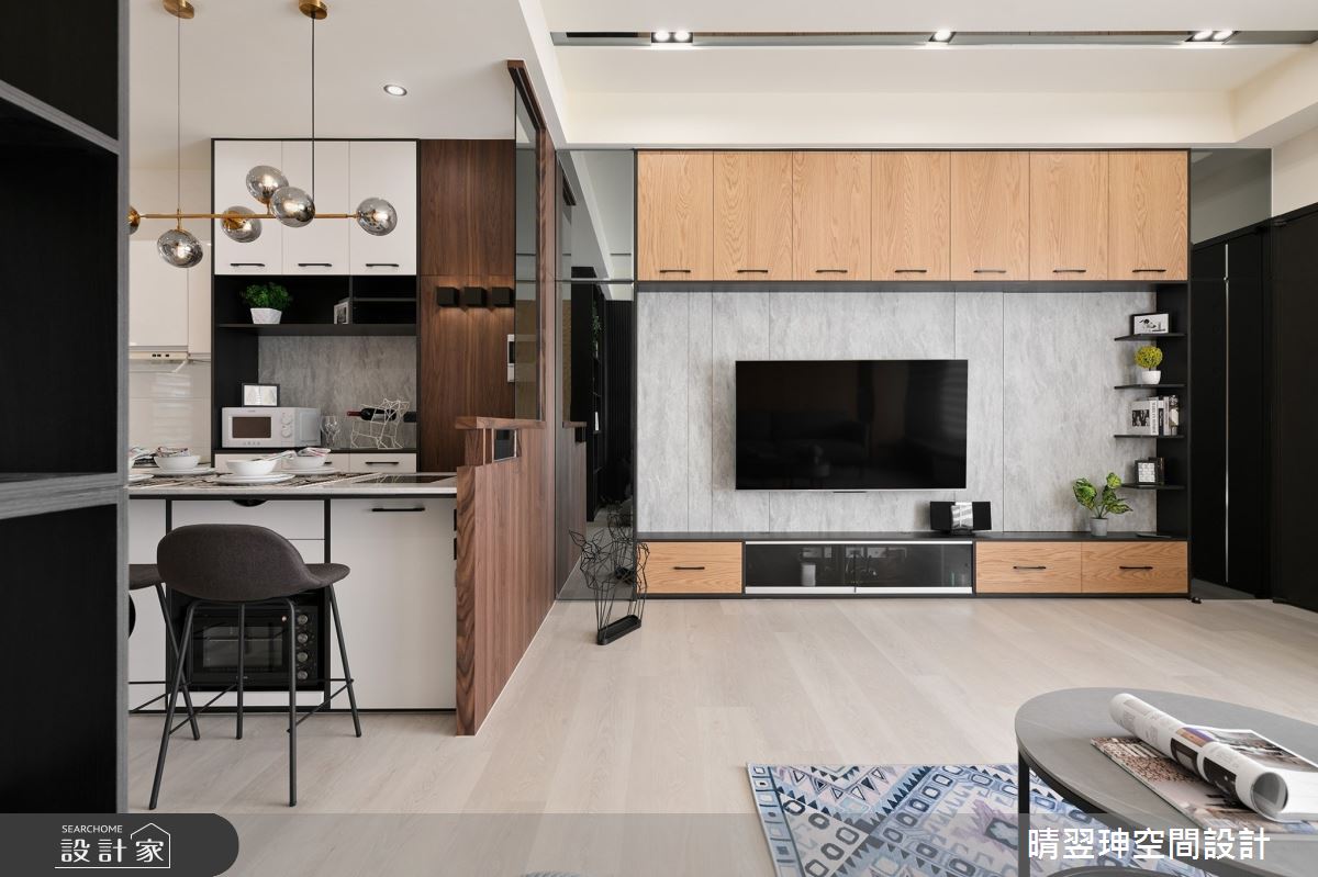 溫潤木質鋪陳書香人文感，25坪現代宅滿足高規格生活