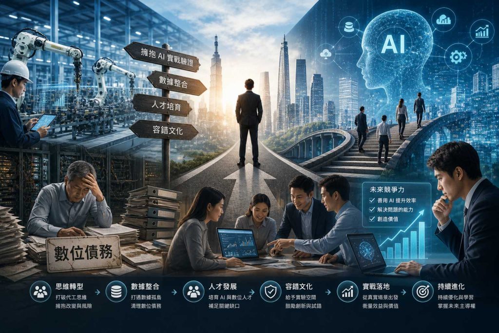 AI落地產業新賽局1／台企未來生存之道，需靠容錯文化來規避未來AI「數位...