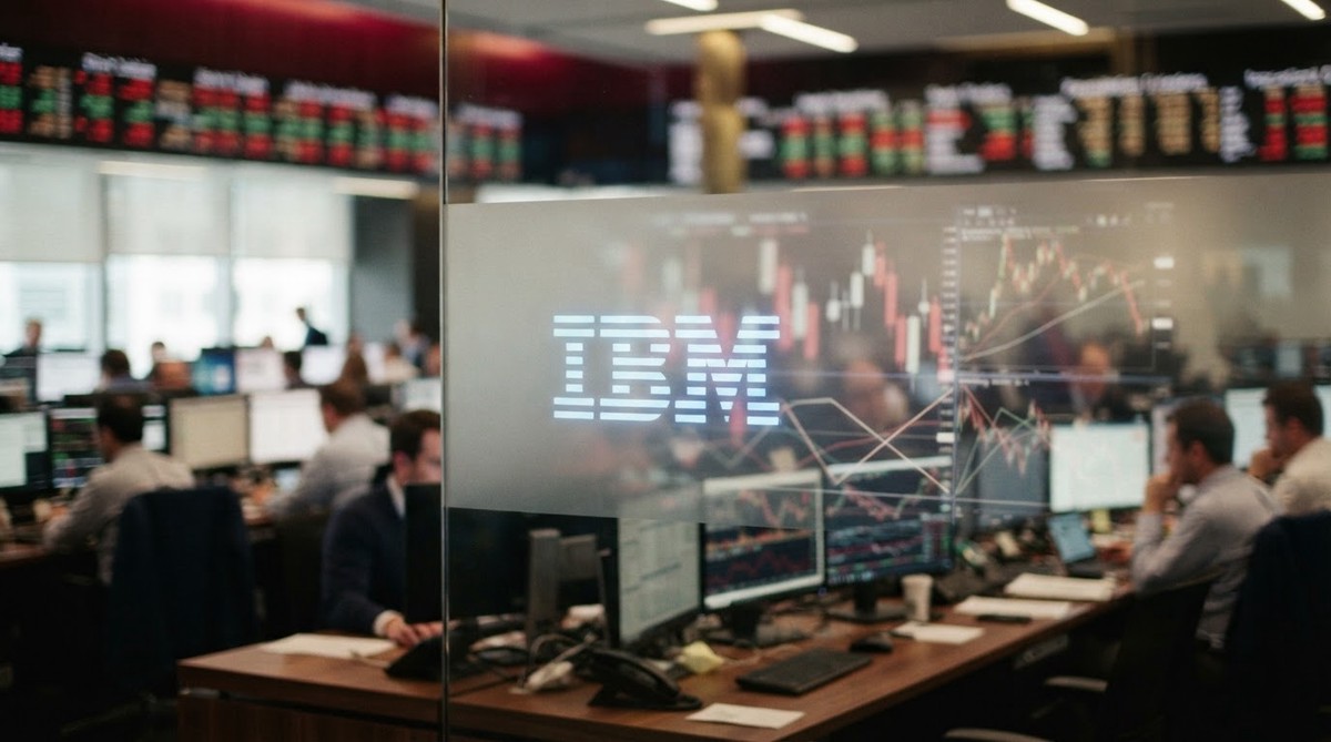 IBM獲利預警重挫股價 道瓊指數同步走低