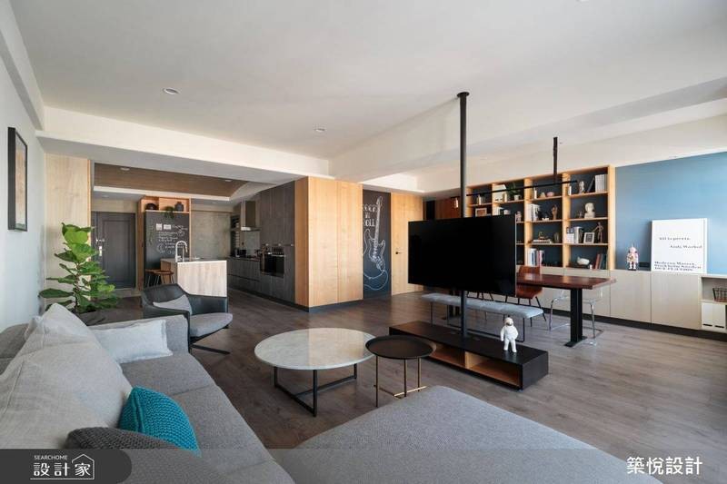 老屋翻新一覽無遺 Loft風！小夫妻開放式日常全面啟動