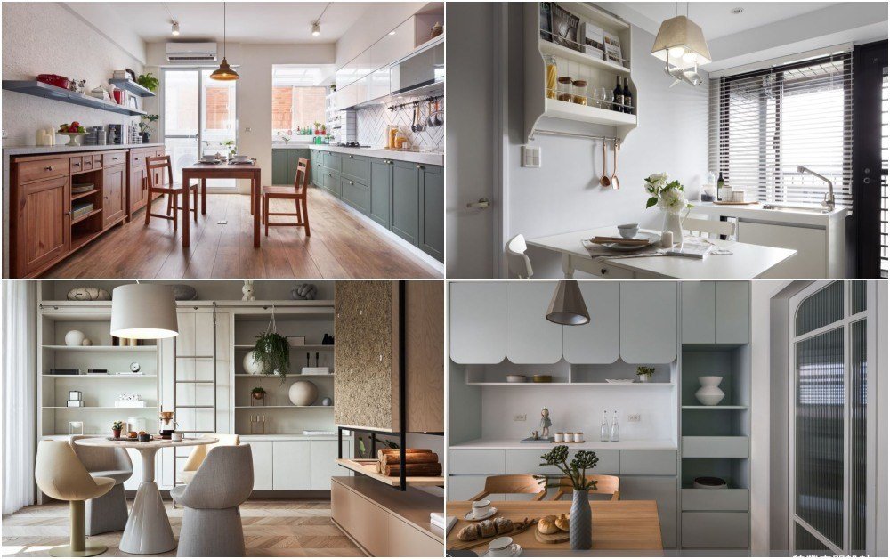 餐桌不堆雜物！備餐櫃設計＋尺寸解析，分門別類打造順手又美觀的餐廳收納