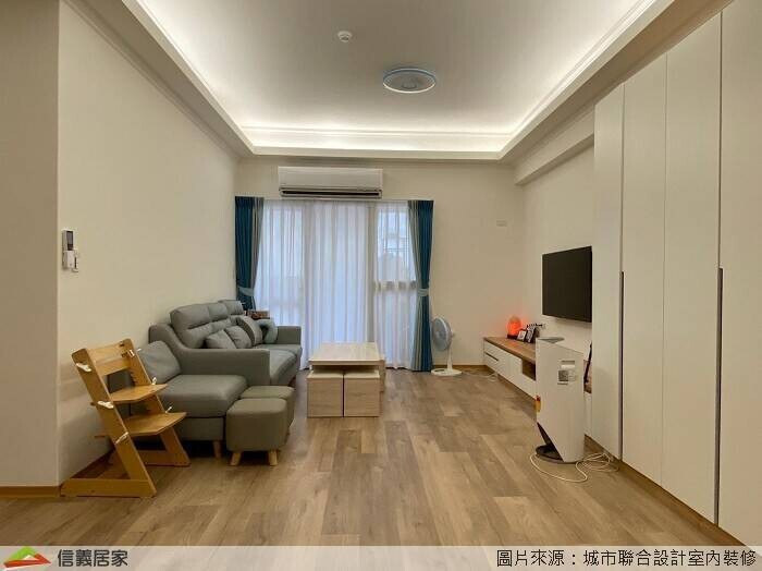 減壓設計不怕大樑！注入系統櫃收納孩子的寶貝