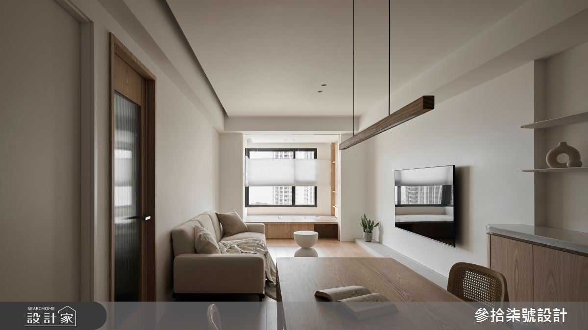 25坪新成屋化身一見傾心的日式親子宅，以彈性格間、風琴簾兼顧採光與隱私