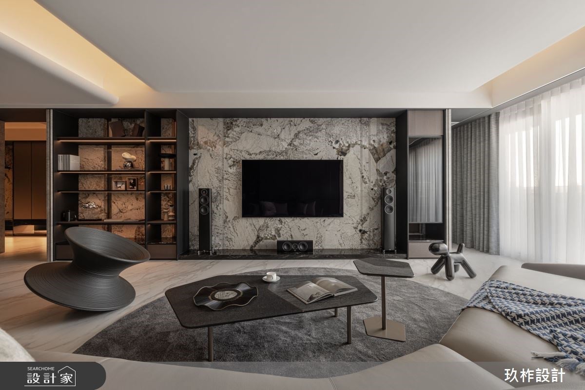 自住合宜、待客大器！88 坪豪宅坐擁氣派客廳與優雅餐廚空間，五星級衛浴...