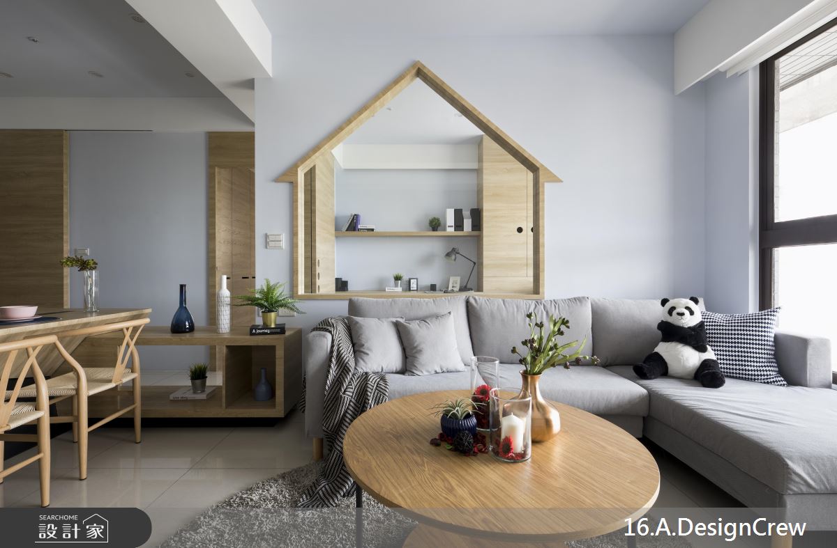 巧用書房木窗框出一道 專屬 25 坪現代宅的生活風景！