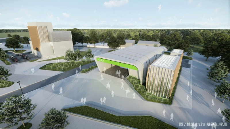 17座捷運站外觀公開 桃捷綠線北段7站預計115年先行通車