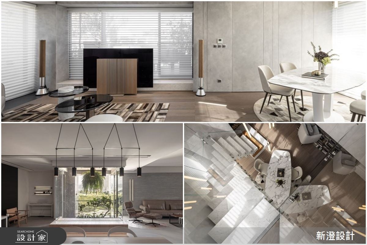 以光線輕拂居家，營造寧靜、放鬆的生活場域