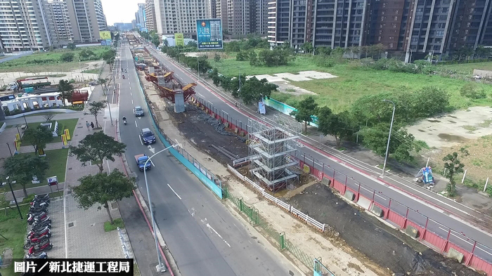 淡海輕軌遇古戰遺跡 施工力求防震