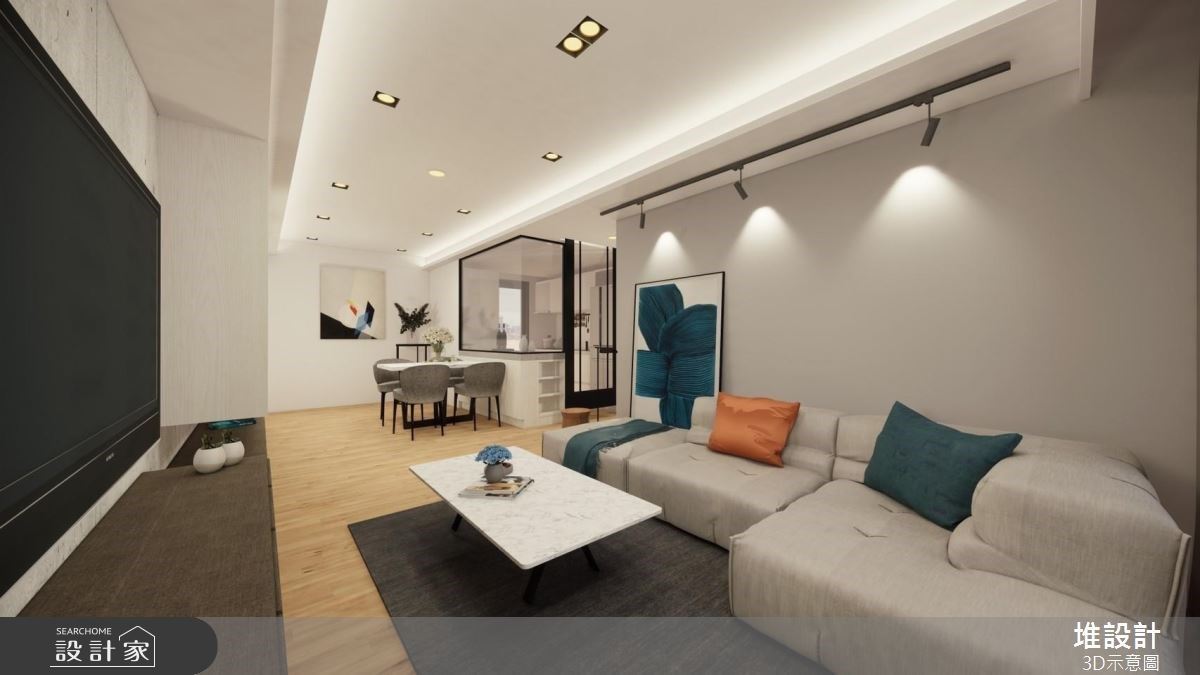 在一堆設計中找到你！二進式玄關、特殊玻璃中島廚房，從爸媽到寵物都細...