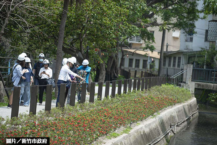 新竹汀甫圳重現天日 變身城市綠廊