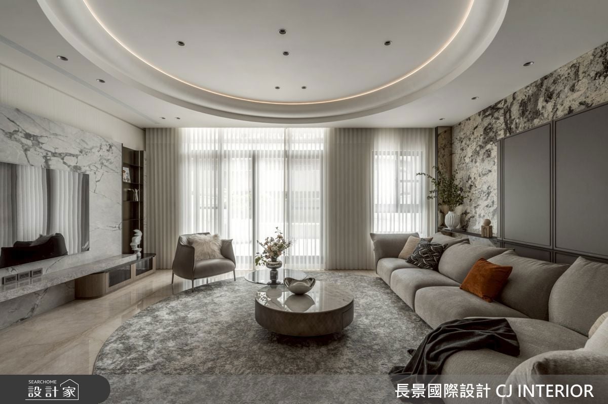 高雄120坪透天別墅展現豪宅待客風範，現代輕美式設計去繁求簡，打造尊榮...