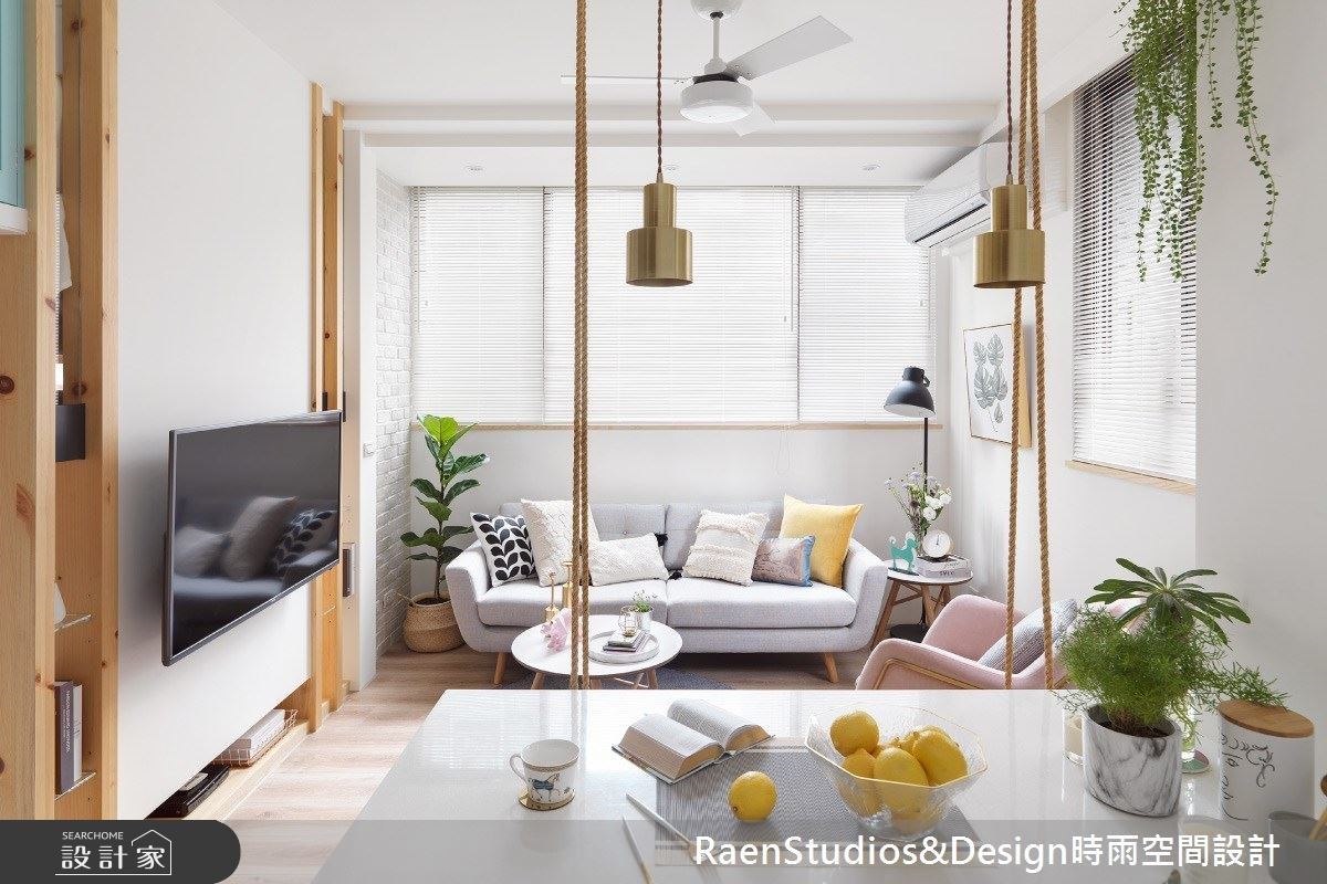 型男大主廚美女主持五熊的家！盪鞦韆取代吧台椅，激盪出 8.8 坪北歐風小...