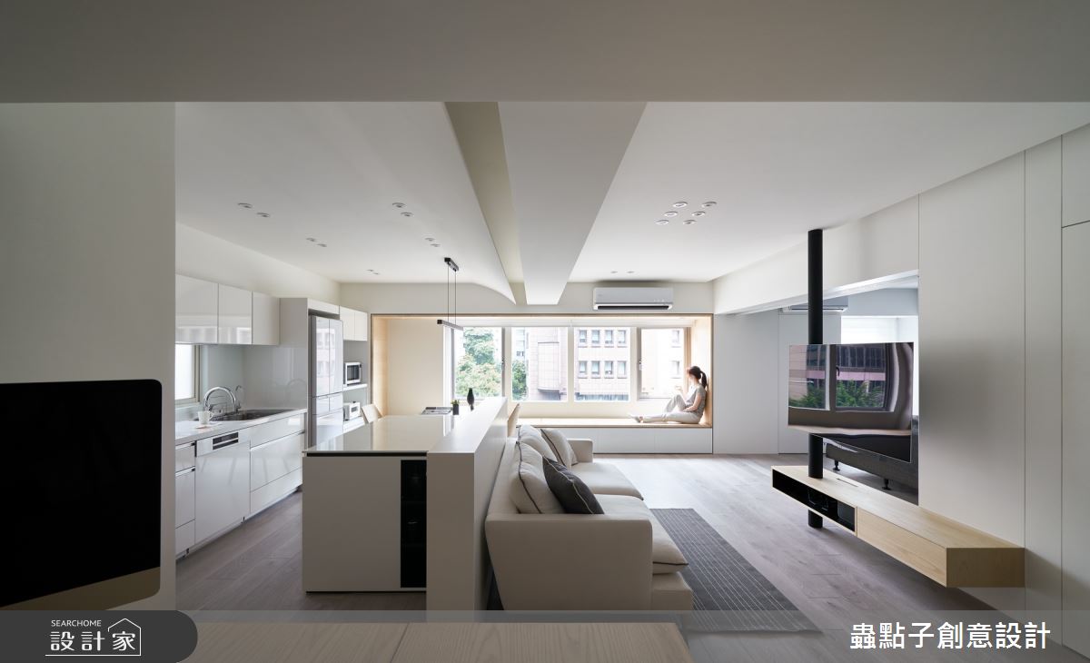 北歐老宅變出超自由視界！旋轉電視 X 窗邊臥榻讓你越住越戀家