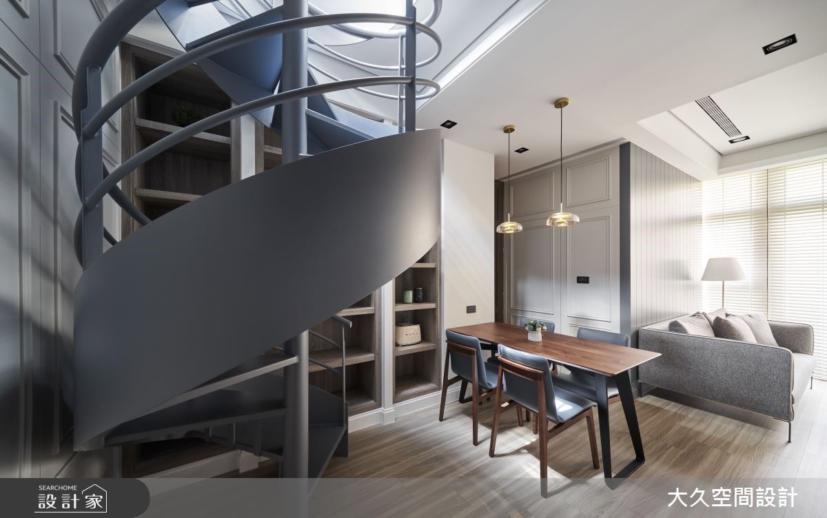 35坪英式風樓中樓，入住玻璃屋般夢幻的光感宅