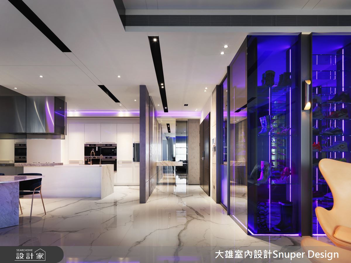 多彩光感流竄一室！ 品味與機能激盪時尚新潮宅