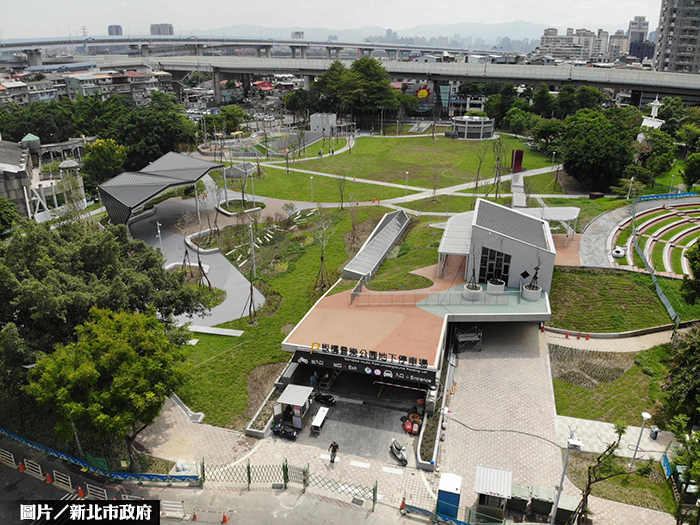 新北板橋音樂公園地下停車場 完工啟用