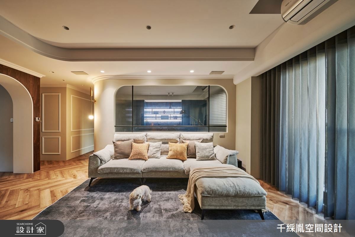 以美式元素重新詮釋優雅日常，35坪老屋翻新重拾芳華時刻