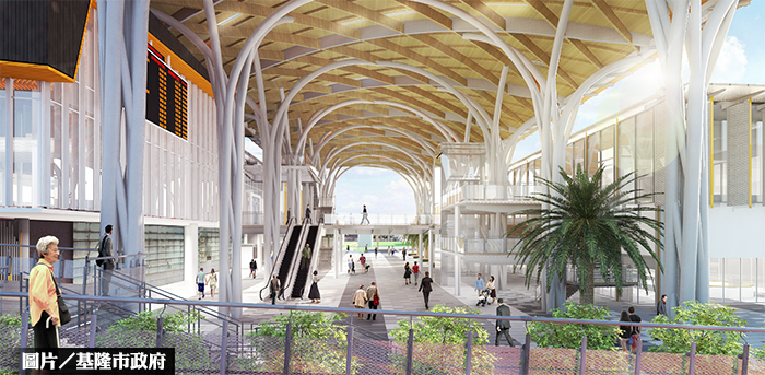 基隆城際轉運站 市心地標漸成形