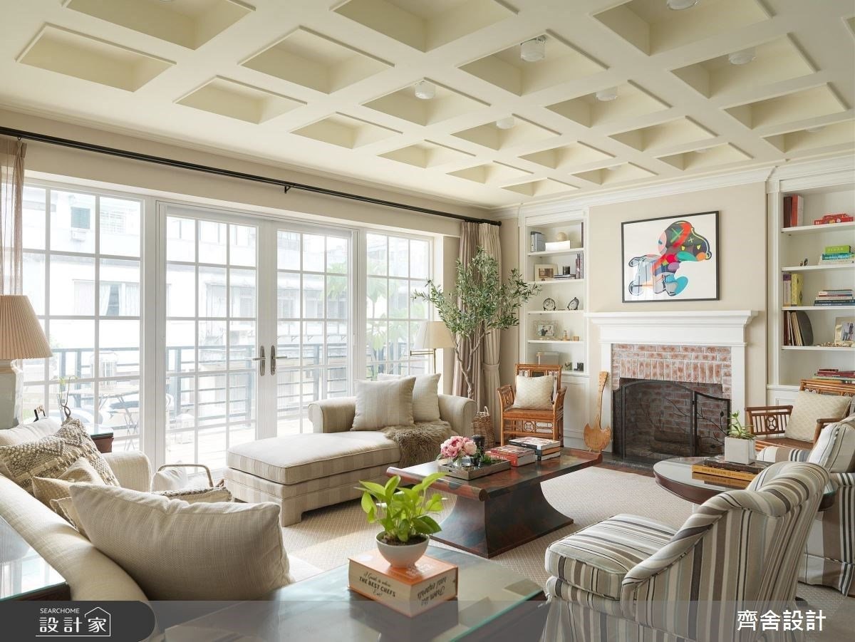 融入美式莊園精神！百坪奶油美式風大宅，享受舒適陽光與迷人自然！