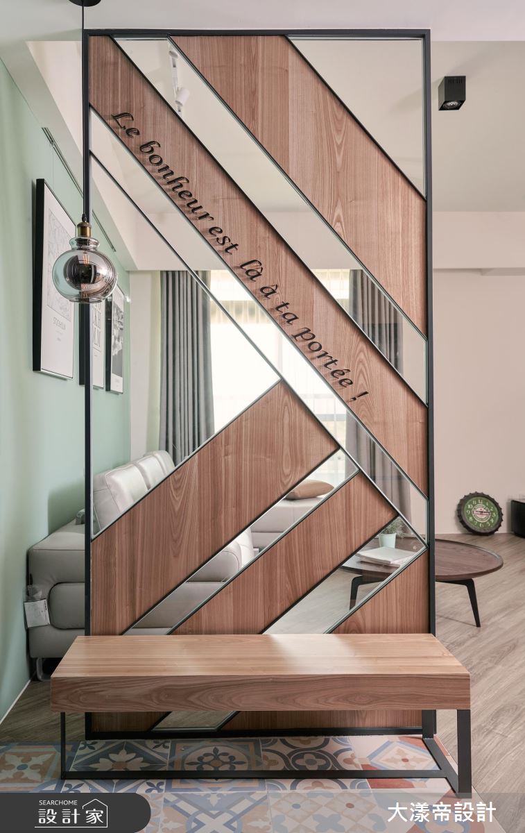 流動空間裡揮灑Tiffany藍色調 交織簡單溫馨的幸福天堂