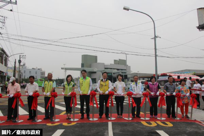 紓解麻豆轉運站車輛　東北聯外道路啟用