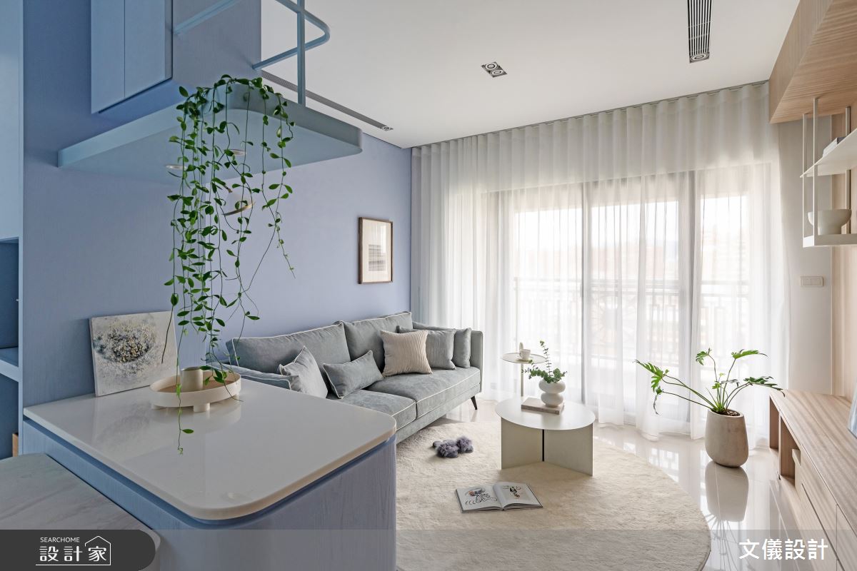 與101比鄰，清新海藍與燕麥色療癒人心的力量